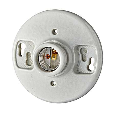 White Porcelain Incandescent Lampholder
