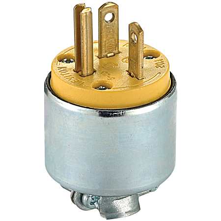 Armored 20A 125V Grounded Plug