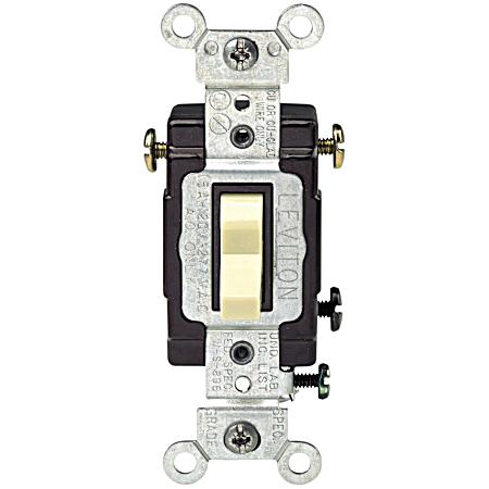 15 Amp 3-Way Switch - Ivory