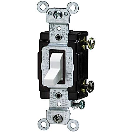 20 Amp 3-Way Switch - White