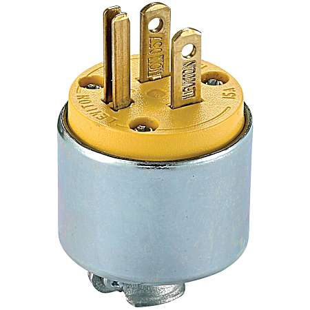 Armored 15A 125V Grounded Plug