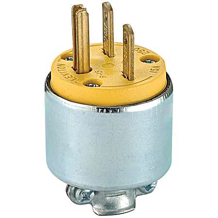 Armored 15A 250V Grounded Plug