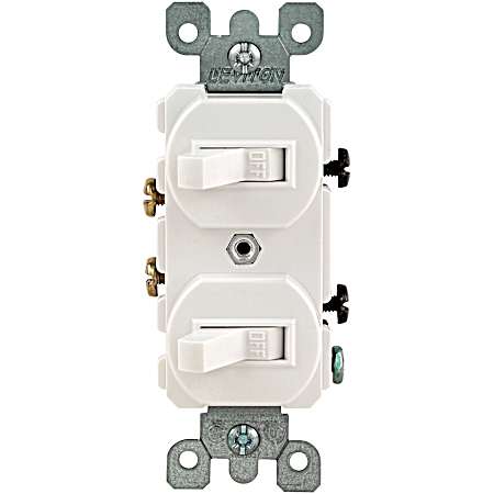 Duplex Style Switch - White