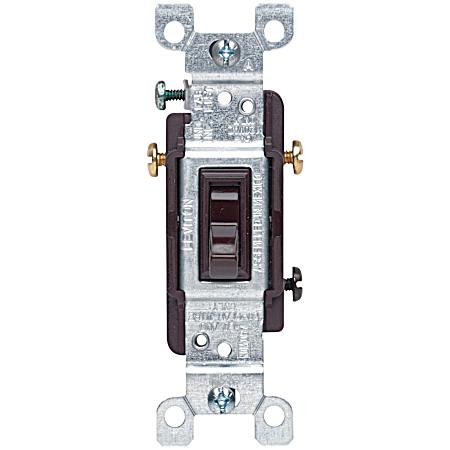 Toggle Switch - Brown