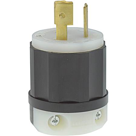 Industrial Grade Locking Plug - Black & White