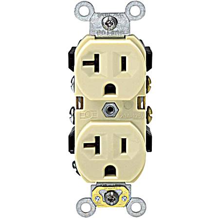 20 Amp Outlet - Ivory