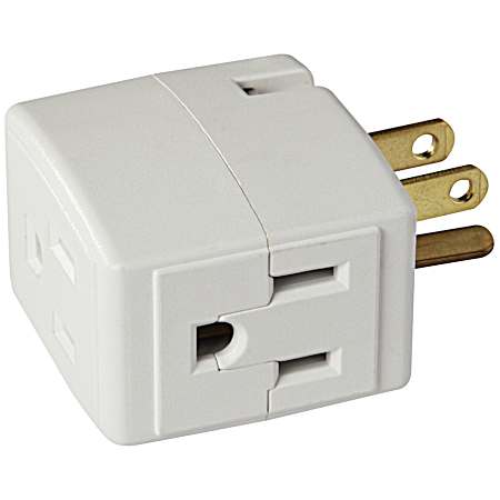 3-Outlet Cube Adapter