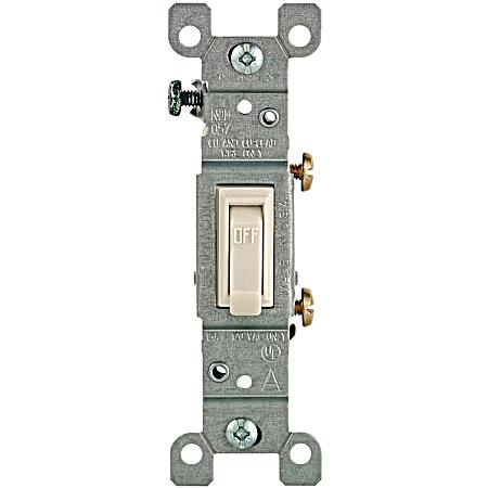 15 Amp Single Pole Grounded Switch