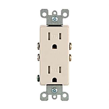 Decora Tamper-Resistant Outlet - Almond