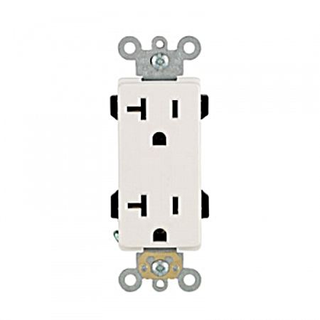 Decora 20A Outlet - White