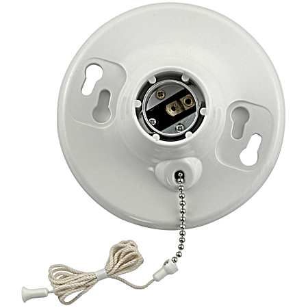 White Twist-Lock Lampholder