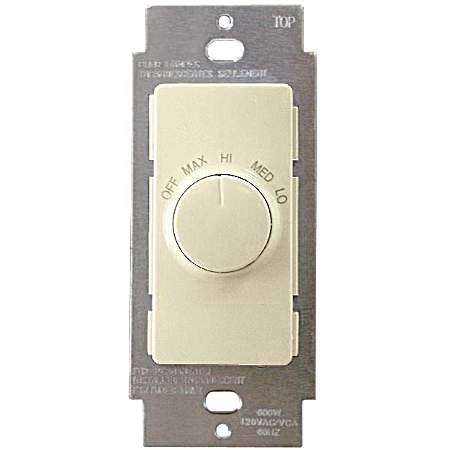 Rotary 3-Speed Fan Control - Ivory