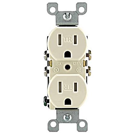 Light Almond Tamper-Resistant Receptacle