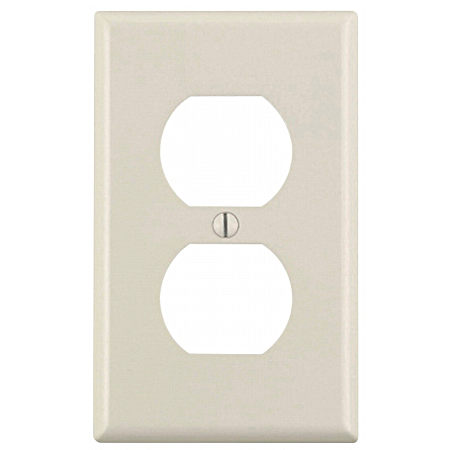Outlet Wallplate - Light Almond