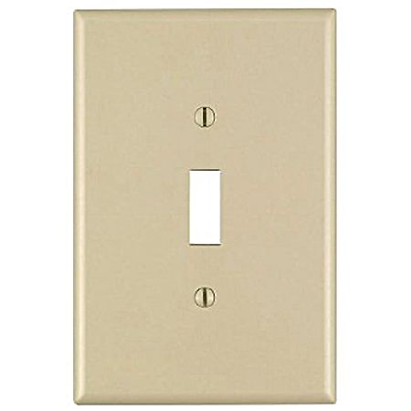 1-Switch Oversized Toggle Wallplate - Ivory