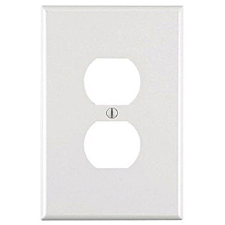 Oversized Outlet Wallplate - White