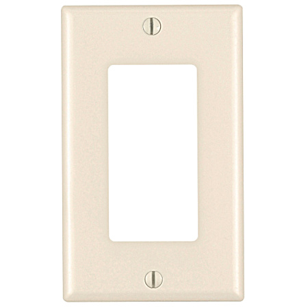 1-Switch Decora Wallplate - Light Almond