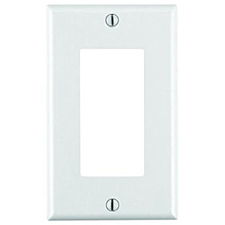 1-Switch Decora Wallplate - White