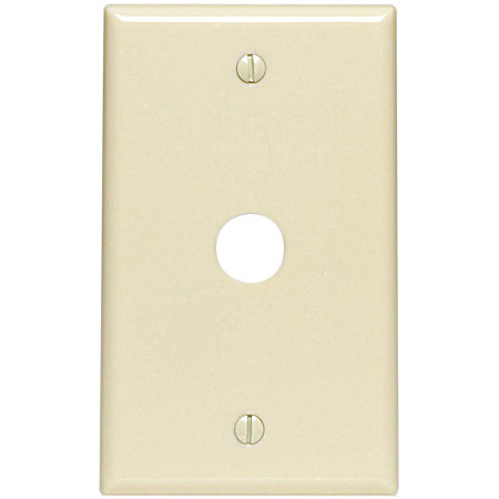 Ivory Phone/Cable Wallplate