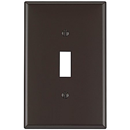 Brown Traditional Switch Wallplate