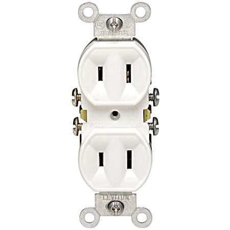 Duplex Receptacle - White