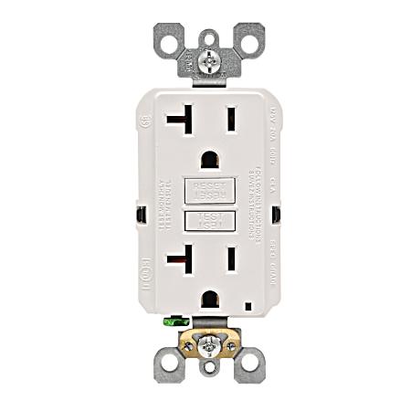 20A-125V Self Test GFCI - White