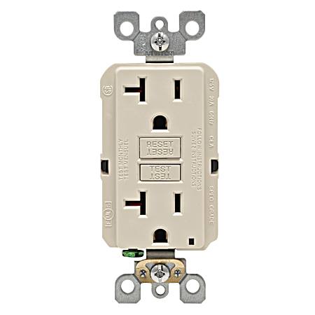 20A-125V Self Test GFCI - Light Almond