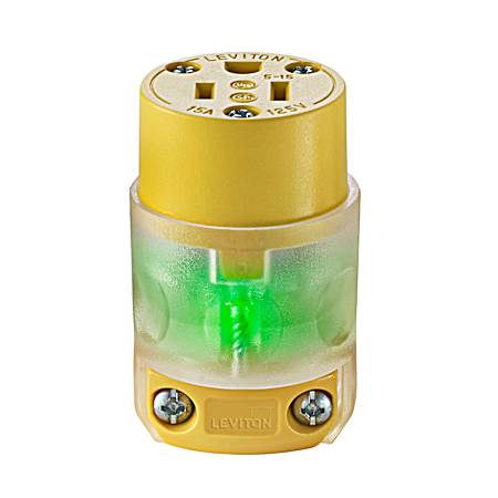 Straight Blade Wire Devices - Lighted Connector