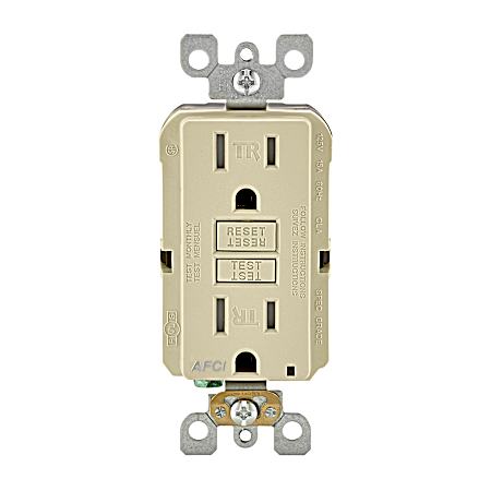 Tamper Resistant AFCI Receptacle - Ivory