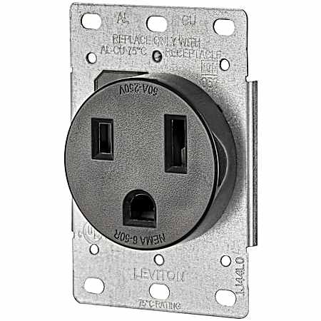 Straight Blade Flush Mount Receptacle