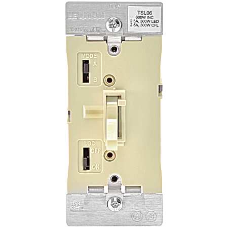 Ivory Preset Toggle Slide Dimmer Switch