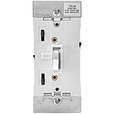 Preset Toggle Slide Dimmer Switch - White