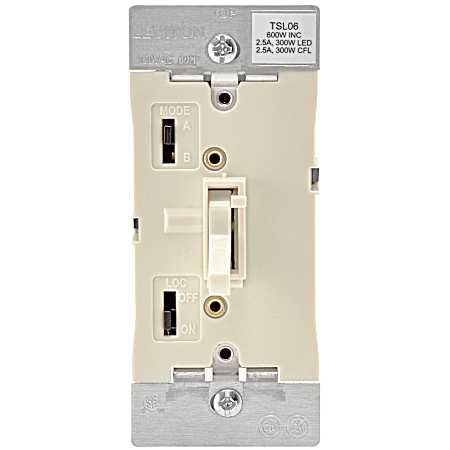 Light Almond Preset Toggle Slide Dimmer Switch