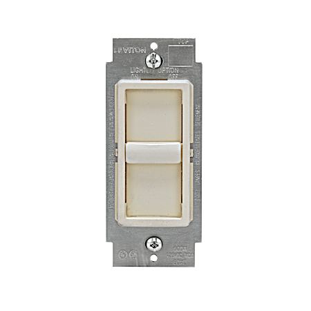 120V 150W Light Almond Universal Single Pole Dimmer Switch