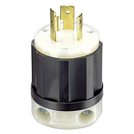 20 Amp 3-Wire Premium Industrial Grade Grounding Locking Plug