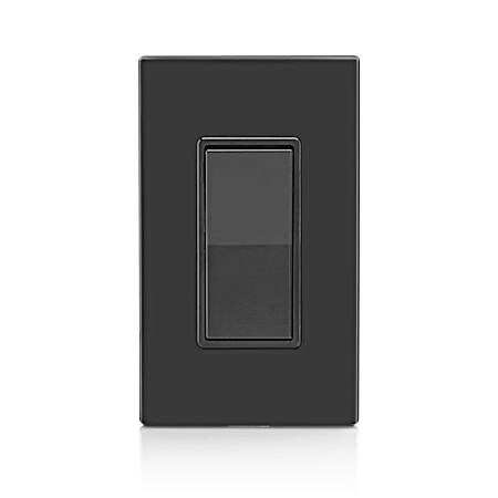 Decora 15 Amp Black Grounding Rocker Switch