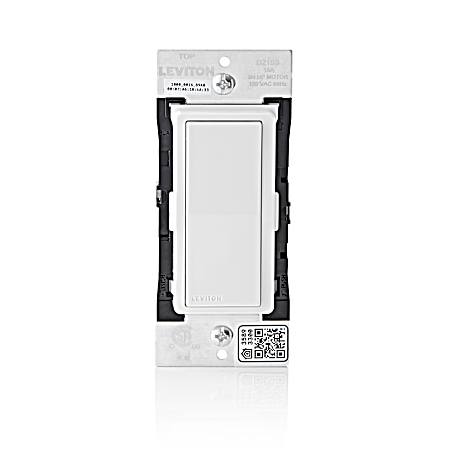 White Decora Smart 2nd Gen Wi-Fi 120V-15A Switch
