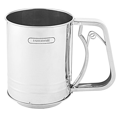 Classic 3 Cup Stainless Steel Flour Sifter
