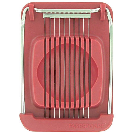 Classic Red/Stainless Steel Egg Slicer