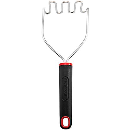 Classic Black/Red w/ Stainless Steel Head Potato Masher