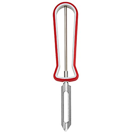 Classic Red/Stainless Steel Soft Touch Swivel Peeler