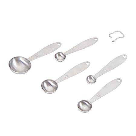 Professional Stainless Steel Measuring Spoons - Set of 5