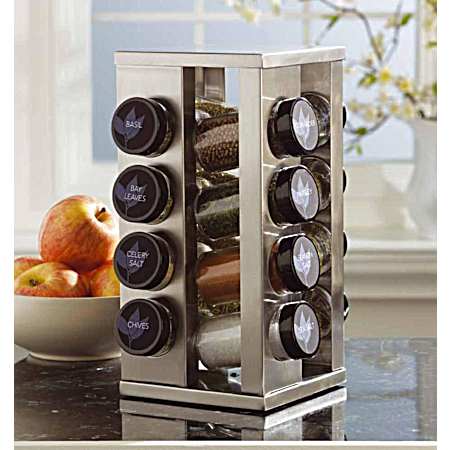 16 Jar Heritage Spice Rack