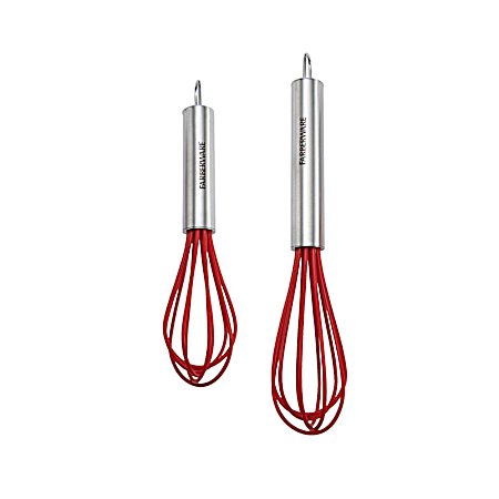 Professional Red Silicone Mini Whisks