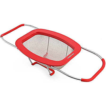 Classic Red Expandable Colander