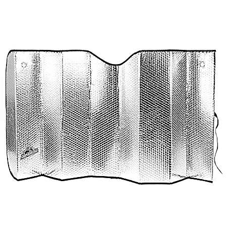 Universal 55 In. x 27.5 In. Silver Folding Sun Shade