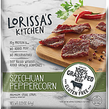 2.25 oz Szechuan Peppercorn Beef Strips