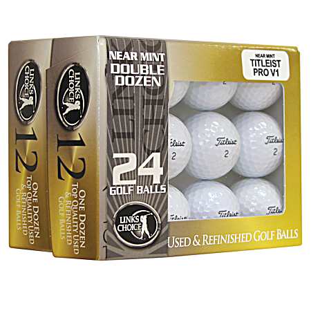 Titleist ProV1 Refinished Golf Balls - 24 Pk