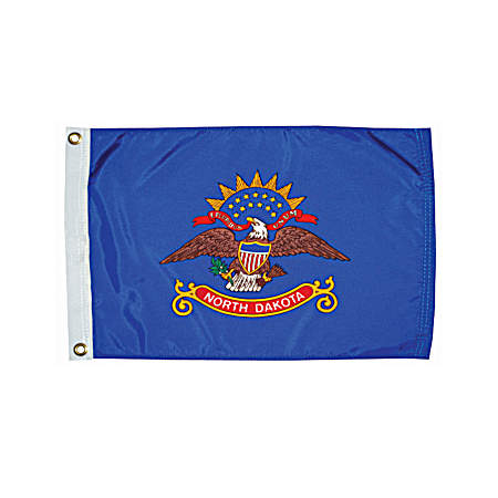 12 in x 18 in North Dakota Flag