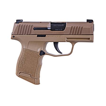 P365 9MM 10+1COYOTE NRA NS COYOTE TAN PVD Handgun